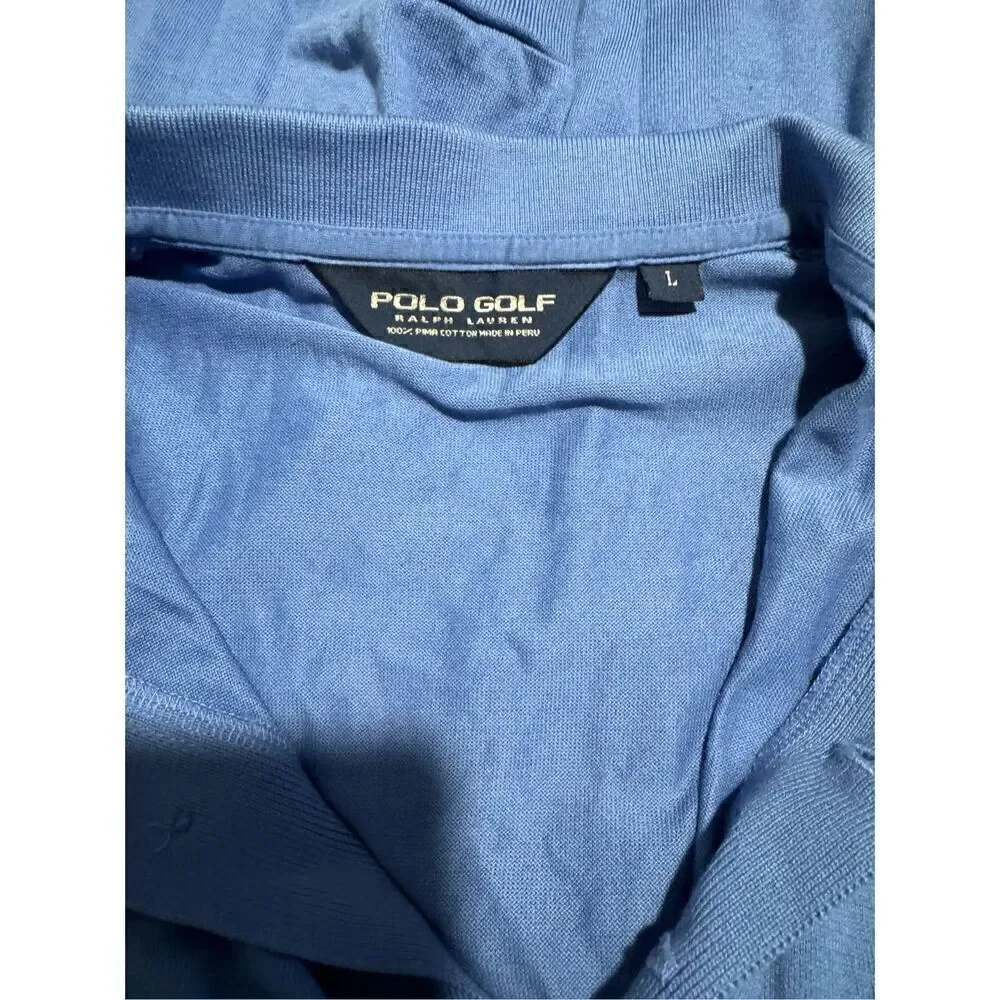Ralph Lauren Polo Golf long sleeve polo shirt L 100% prima cotton